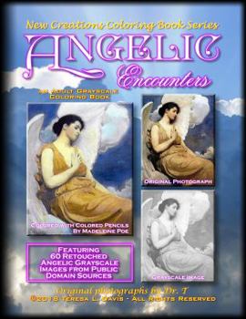 Paperback New Creations Coloring Book Series: Angelic Encounters Book