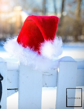 Christmas Time Lined Notebook Writing Pad Sketchbook: Unlined Ruled Pages Book (8.5 x 11 inches A4) - 100 Pages Journal II Planning, Drawing, Sketching, Writing (happy holidays)