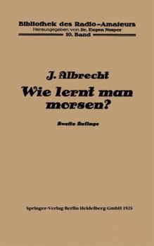 Paperback Wie Lernt Man Morsen? [German] Book