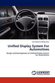 Paperback Unified Display System For Automotives Book
