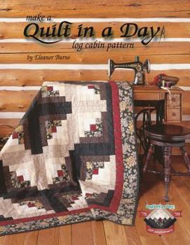 Paperback Make a Quilt in a Day: Log Cabin Pattern Book