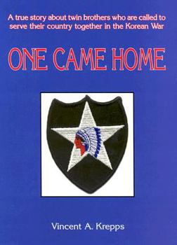 Hardcover One Came Home Book