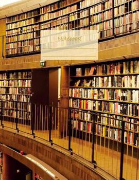 Notebook: Large notebook with 120 Lined pages. Wide ruled. Ideal for School notes, Journaling, Hand lettering, Calligraphy practice. Perfect gift. 8.5’ x 11.0’ (Large). (Library, oval hall cover).