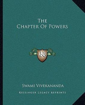 Paperback The Chapter Of Powers Book