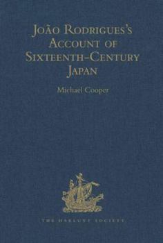 Hardcover Jo?o Rodrigues's Account of Sixteenth-Century Japan Book