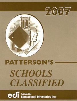 Paperback Patterson's Schools Classified Book