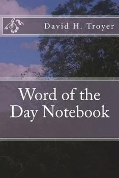 Paperback Word of the Day Notebook Book