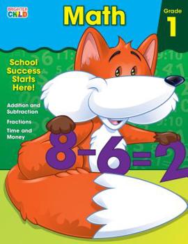 Paperback Math Workbook, Grade 1 Book