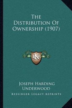The Distribution of Ownership
