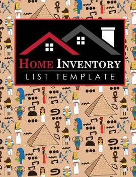 Paperback Home Inventory List Template Book