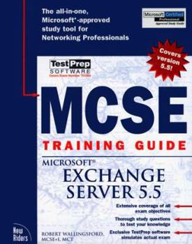 Hardcover McSe Training Guide: Microsoft Exchange Server 5.5 Book
