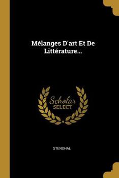 Mélanges d'art et de littérature