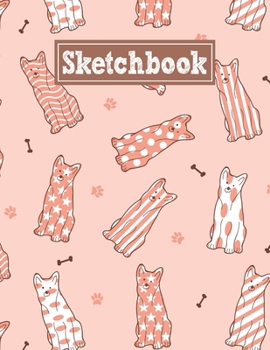 Paperback Sketchbook: 8.5 x 11 Notebook for Creative Drawing and Sketching Activities with Unique Dogs Themed Cover Design Book