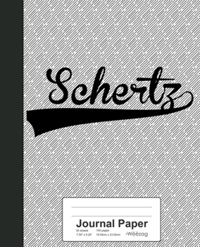Paperback Journal Paper: SCHERTZ Notebook Book