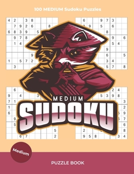 Paperback Medium Sudoku Puzzle Book: 100 Large Print Difficult Sudoku Puzzles For Adults and Seniors With Solutions (vol.3) [Large Print] Book