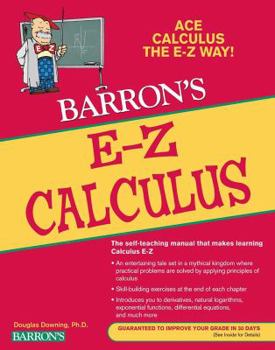 Paperback Barron's E-Z Calculus Book