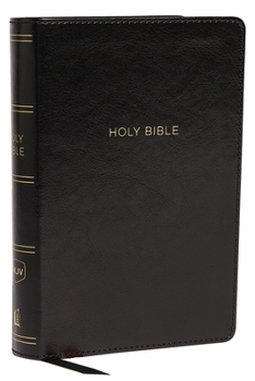 Leather Bound NKJV, Reference Bible, Compact Large Print, Imitation Leather, Black, Red Letter Edition, Comfort Print [Large Print] Book