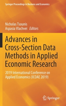 Hardcover Advances in Cross-Section Data Methods in Applied Economic Research: 2019 International Conference on Applied Economics (Icoae 2019) Book