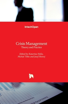 Hardcover Crisis Management: Theory and Practice Book