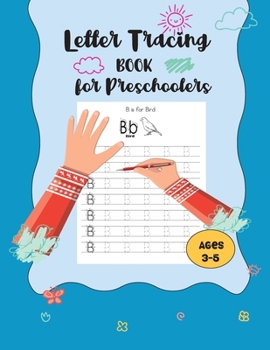 Paperback Letter Tracing Book for Preschoolers: Tracing Letter Notebook For Preschool Kids - Handwriting Workbook, ABC Alphabet Tracing - Kindergarten writing p [Large Print] Book