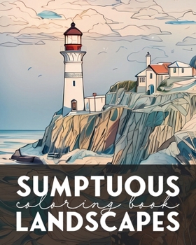 Paperback Sumptuous landscapes coloring book: Artistic Journey around the World: Immerse yourself in the Splendor of the Landscapes through this Coloring Book f Book