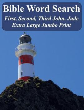Paperback Bible Word Search First, Second, Third John and Jude: King James Version Extra Large Jumbo Print Book
