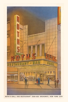 Paperback Vintage Journal Roth's Restaurant, New York City Book