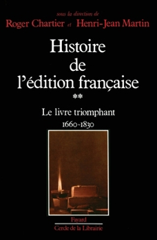 Paperback Histoire de l'édition française [French] Book