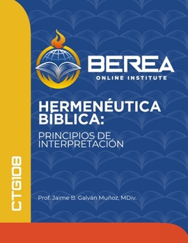 Paperback Hermenéutica bíblica: Principios de interpretación [Spanish] Book