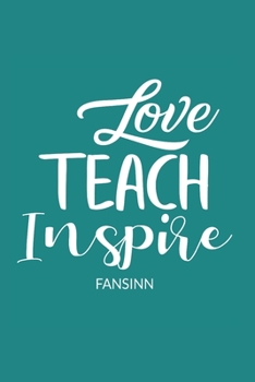 Paperback Funny School Teacher Love Notebook: Graph Paper Journal 6x9 - 120 Pages Book