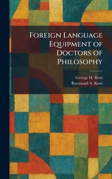 Foreign Language Equipment of Doctors of Philosophy