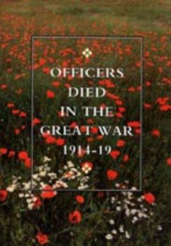 Paperback Officers Died in the Great War 1914-1919 Book