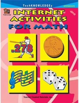 Paperback Internet Activities for Math Book