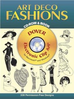Paperback Art Deco Fashions Book