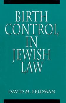 Hardcover Birth Control in Jewish Law Book
