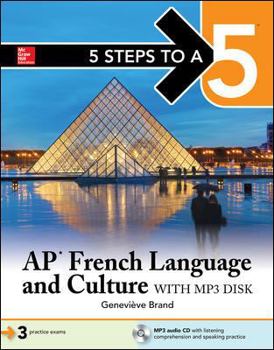 Paperback 5 Steps to a 5: AP French Language and Culture [With MP3] Book