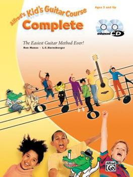 Paperback Alfred's Kid's Guitar Course Complete: The Easiest Guitar Method Ever!, Book & 2 Enhanced CDs Book