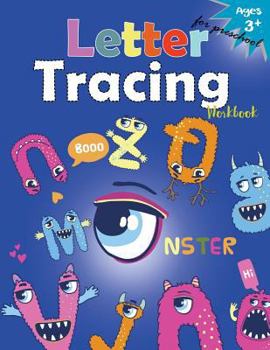 Paperback Letter Tracing Workboo (Monster): Kindergarten Tracing Workbook Book