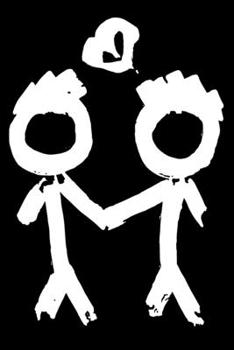 COUPLE NOTEBOOK: College Ruled Line Paper Pages Journal 6 x 9 Inches (15,2 x 22,9 cm) - I Love You Gift Idea - Husband, Boyfriend or Lover Booklet (LOVE PRINT)