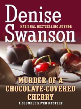 Hardcover Murder of a Chocolate-Covered Cherry [Large Print] Book