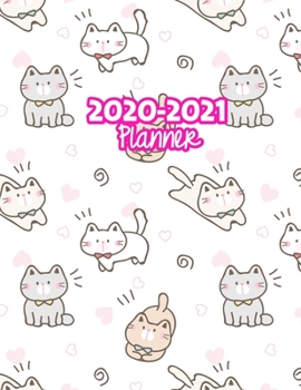 2020-2021 Planner: Two Year Calendar Organizer and Goal Journal | January 2020 - December 2021 Daily, Weekly and Monthly Planner Book with Back Sticker Expression Wall for 2 Years | Design Code 69980