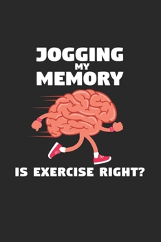 Jogging my memory: 6x9 Jogging | lined | ruled paper | notebook | notes