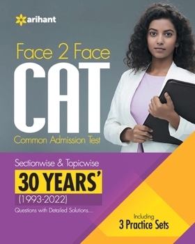 Paperback Face To Face CAT 30 Years (1993-2022) Sectionwise & Topicwise solved paper 2023 Book