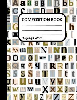 Paperback Composition Book: Notebook/Diary, Wide Ruled, 100 Pages, 8.5 x 11 Book