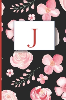 Paperback Monogrammed Journal Notebook - Letter J: Journal Notebook Book