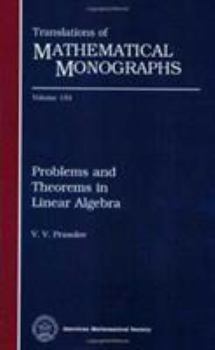 Paperback Problems and Theorems in Linear Algebra Book