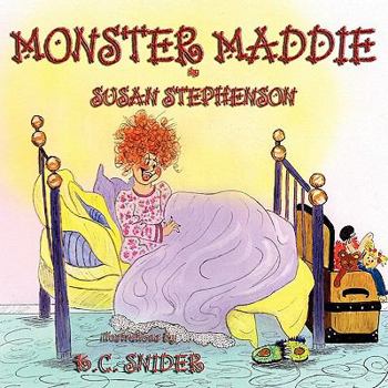 Paperback Monster Maddie [Large Print] Book