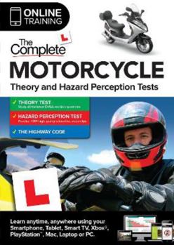 Paperback Complete Motorcycle Theory & Hazard Perception Test Online Subscription Book