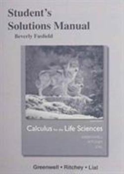 Paperback Student Solutions Manual for Calculus for the Life Sciences Book
