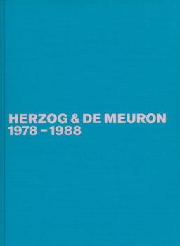 Hardcover Herzog & de Meuron 1978-1988 [German] Book